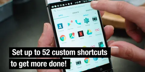 Lộ diện phím tắt trên BlackBerry KEYone, thao tác nhanh hơn cảm ứng