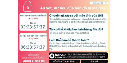Những cách phòng chống hiệu quả với "cơn bão" virus WannaCrypt