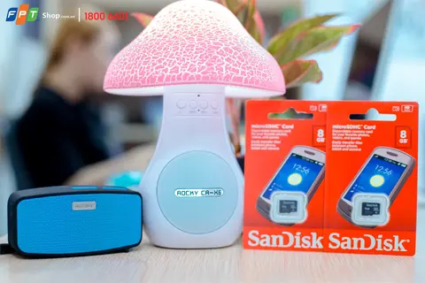 Mua loa bluetooth Rocky và Remax M1 vừa được giảm 20%, vừa nhận thêm thẻ nhớ 8GB 200.000 đồng