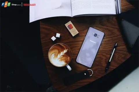 Mua trả góp Galaxy S8+ Orchid Gray 0% lãi suất tại FPT Shop
