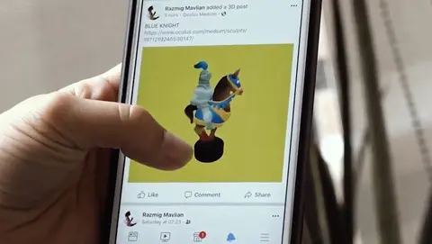 Facebook cho phép đăng ảnh 3D trên News Feed