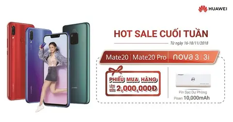 Huawei giảm giá “cực gắt” lên tới 2 triệu đồng trong dịp cuối 16/11 - 18/11
