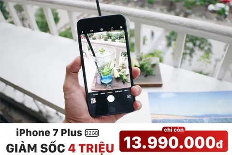 F.Studio bất ngờ "sập giá" 4 triệu đồng cho iPhone 7 Plus 32GB 