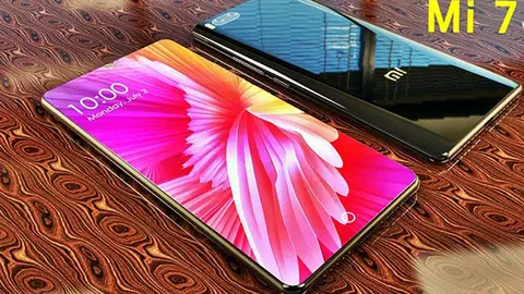 [HOT] Xuất hiện hình ảnh thực tế Xiaomi Mi 7 với tai thỏ và cảm biến vân tay dưới màn hình