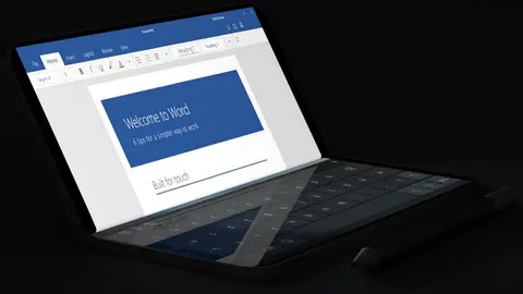 Đây là Surface Phone khi đang làm việc và chơi game