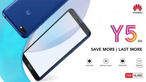 Huawei Y5 Lite trình làng với giá rẻ, chạy phiên bản Android Go Oreo 8.1