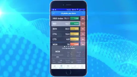 Kiểm tra chứng khoán trên iPhone