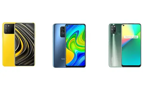 So sánh Xiaomi POCO M3 với Xiaomi Redmi Note 9 và Realme 7i