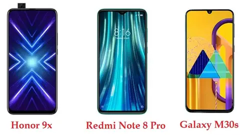 So sánh Honor 9X, Redmi Note 8 Pro và Samsung Galaxy M30s: Bạn nên chọn smartphone nào?