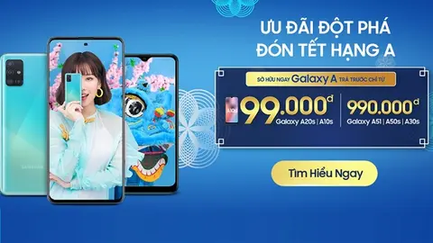 Samsung tung ưu đãi Tết siêu hấp dẫn cho dòng Galaxy A
