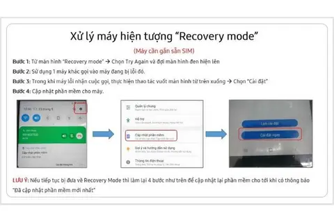 Phản hồi Samsung về sự cố điện thoại bị dính lỗi tự động bật Recovery