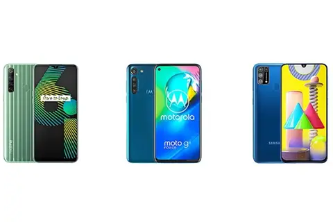 So sánh cấu hình Realme 6i với Moto G8 Power và Samsung Galaxy M31