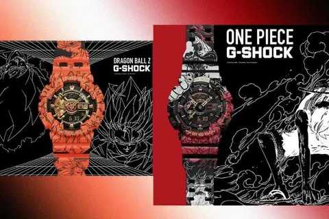 Đồng hồ G-Shock tung ra phiên bản đặc biệt hợp tác cùng One Piece và Dragon Ball Z