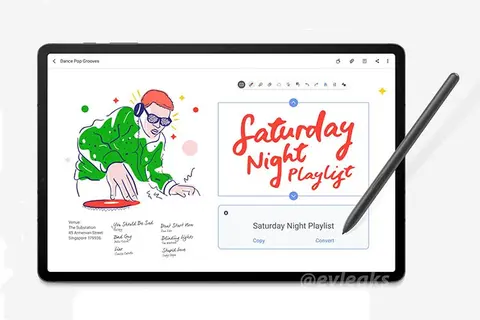 Rò rỉ loạt ảnh báo chí đẹp mắt của Samsung Galaxy Tab S7/S7+