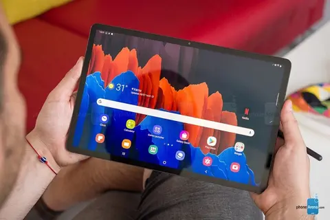 Có thể bạn chưa biết, Galaxy Tab S7+ có thể kích hoạt được tần số quét 120Hz ở độ phân giải màn hình tối đa