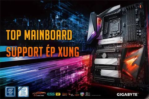 Top 5 bo mạch chủ ép xung tốt nhất 2021, giúp build PC gaming hiệu suất cao