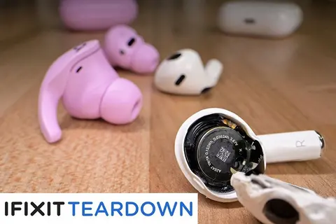 iFixit “mổ bụng” và so sánh linh kiện bên trong AirPods 3 và Beats Fit Pro