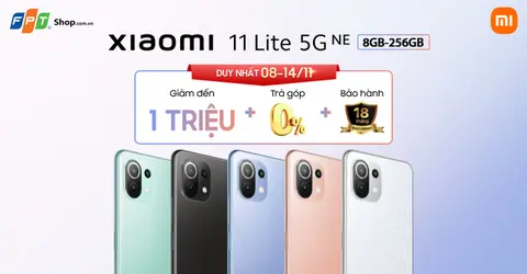 FPT Shop giảm ngay 1 triệu cho Xiaomi 11 Lite 5G NE phiên bản độc quyền 