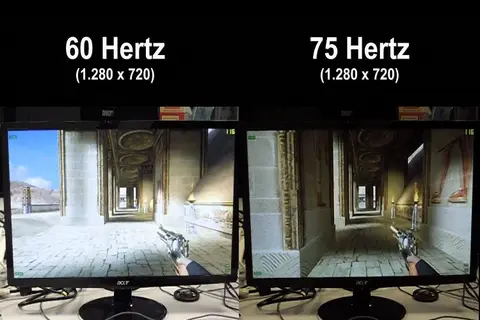 Nên để màn hình 60hz hay 75hz khi sử dụng máy tính?