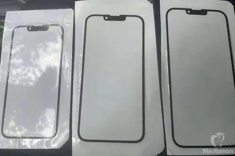 Rò rỉ miếng dán bảo vệ màn hình iPhone 13 series, xác nhận có notch nhỏ gọn hơn