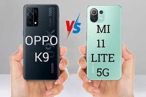 So sánh Xiaomi Mi 11 Lite 5G và OPPO K9 5G: Nên mua điện thoại nào?