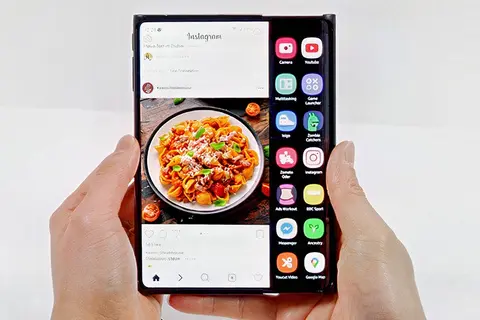 Samsung đang phát triển smartphone màn hình cuộn Galaxy Z Roll, và đây có thể là thiết kế của nó