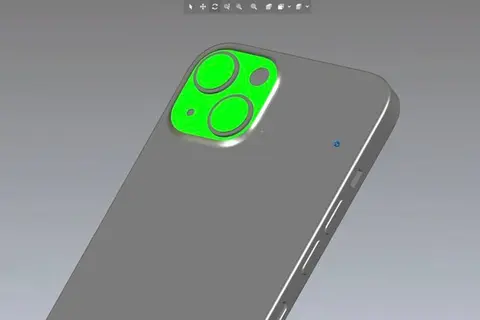 Thiết kế iPhone 13 tiếp tục được xác nhận trong ảnh render CAD
