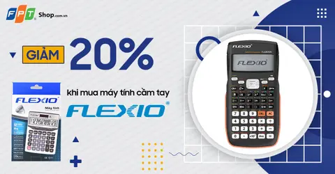 FPT Shop giảm 20% khi mua máy tính cầm tay Flexio