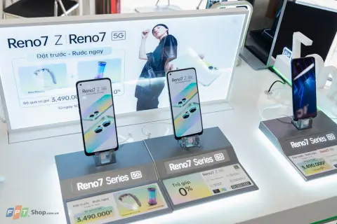 OPPO Reno7 series đã có sản phẩm trải nghiệm tại FPT Shop, trải nghiệm ngay hôm nay!