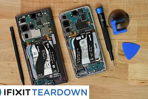 iFixit tháo máy cho thấy cách Samsung đóng gói bút S Pen vào Galaxy S22 Ultra như thế nào