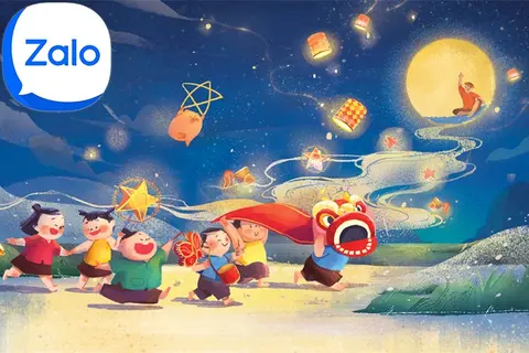 Cách gửi Sticker Trung Thu trên ứng dụng Zalo cực vui