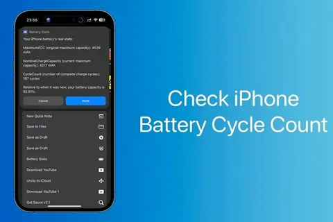 Cách kiểm tra tình trạng Pin trên iPhone bằng phím tắt cực nhanh
