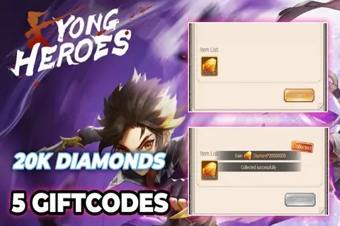 Thu thập full code Yong Heroes cực hot mới nhất tháng 06/2025, game thủ không nên bỏ lỡ