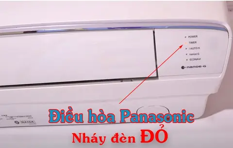 Điều hòa Panasonic tự ngắt và báo đèn đỏ: Nguyên nhân và hướng dẫn khắc phục chi tiết