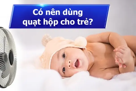 Có nên dùng quạt hộp cho trẻ? 3 lý do bạn không nên bỏ qua khi quyết định "xuống tiền"