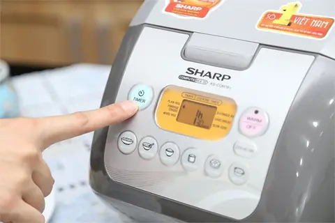 Hướng dẫn hẹn giờ nấu cơm nhanh chóng trên nồi cơm điện tử