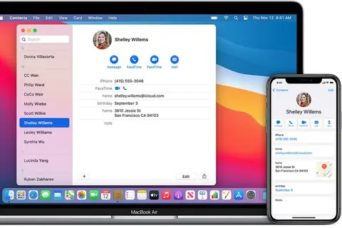 Hướng dẫn thêm, xóa và đồng bộ hóa danh bạ mới trên máy Mac 