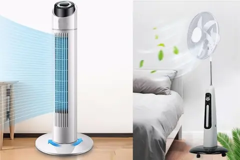 So sánh mua quạt tháp hay quạt cây? Nên mua loại nào?