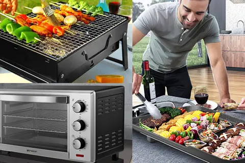 So sánh lò nướng, bếp nướng điện và bếp than: Lựa chọn nào phù hợp nhất cho bạn?