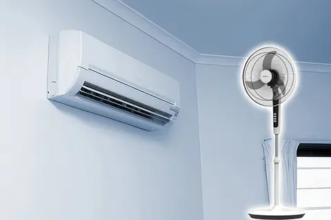 Lợi ích bất ngờ từ việc bật quạt trong phòng máy lạnh có thể bạn chưa biết