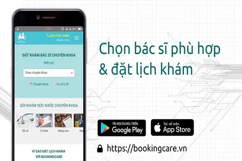 BookingCare: Ứng dụng thuận tiện giúp bạn đặt lịch khám y tế trực tuyến nhanh chóng