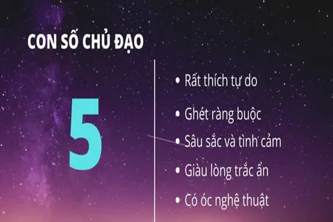 Thần số học số 5 – Hé lộ những điều bí mật về cuộc đời đầy tự do nhưng cũng rất bất ổn