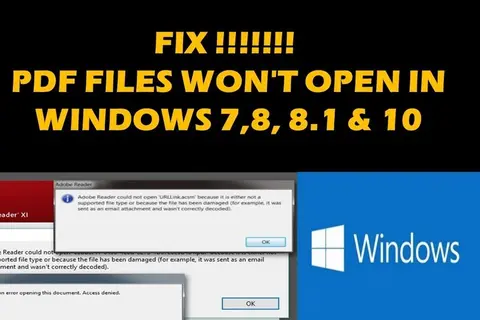 Không mở được file PDF: Tìm hiểu nguyên nhân và khám phá 14 giải pháp khắc phục vấn đề