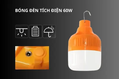 Đèn tích điện: Cấu tạo, ưu điểm, cách hoạt động và hướng dẫn sạc đơn giản dành cho bạn
