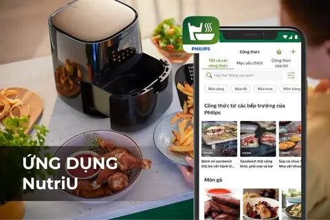 Ứng dụng NutriU là gì? Những lợi ích của ứng dụng NutriU khi kết nối với nồi chiên không dầu