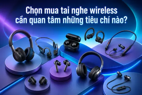 Chọn mua tai nghe wireless cần quan tâm những tiêu chí nào?