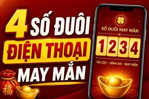 4 số đuôi điện thoại may mắn là gì? Ý nghĩa và cách chọn chuẩn phong thủy