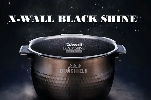 Nồi cơm điện có phủ lớp men X-wall Black Shine - Bí quyết giúp cơm không cháy, dính, hạt cơm tơi xốp