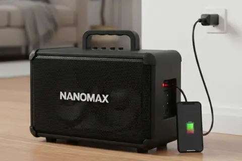 Cách sạc pin loa kéo Nanomax đúng cách giúp tăng tuổi thọ và đảm bảo hiệu suất