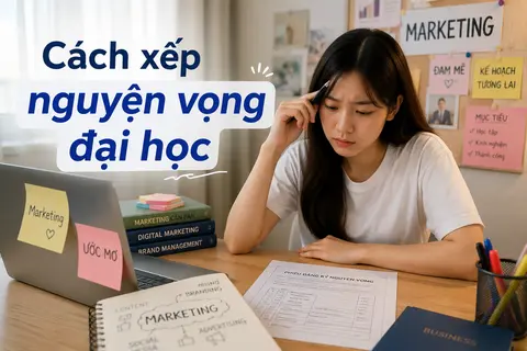 Hướng dẫn cách xếp nguyện vọng đại học: Từ chọn ngành, chọn trường đến xây dựng phương án dự phòng